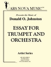 Essay for Trumpet and Orchestra Orchestra sheet music cover